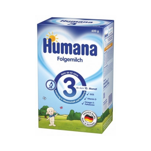 Сухая молочная смесь Humana 3, 600 г