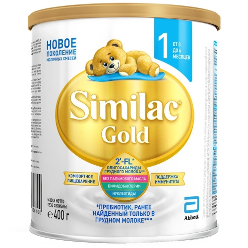 Адаптированная молочная смесь Similac Gold 1, 400 гр