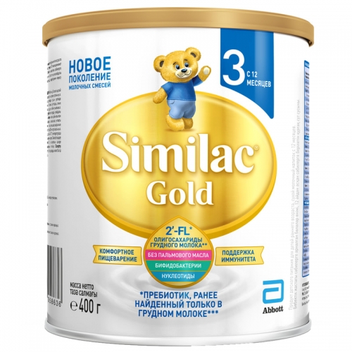 Адаптированная молочная смесь Similac Gold 3, 400 гр