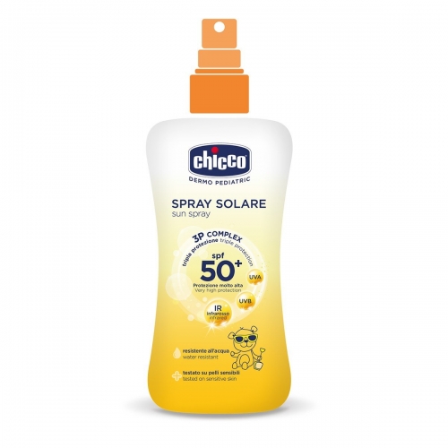 Спрей (молочко) солнцезащитный Chicco, 50 SPF, 150 мл