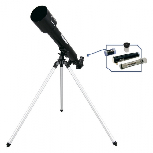 астрономический телескоп в кейсе с увеличением в 375 раз