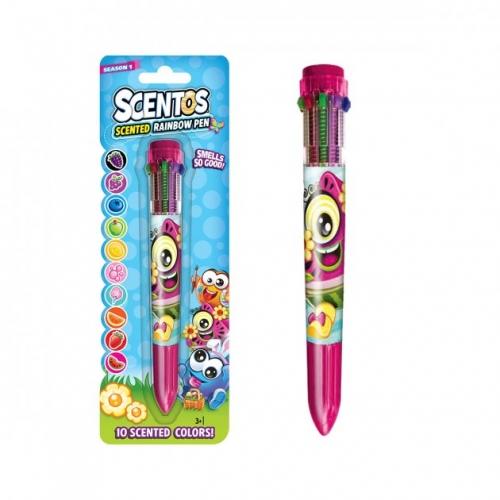 Многоцветная ароматная шариковая ручка - ПАСХАЛЬНЫЕ КРАСКИ (10 цветов)