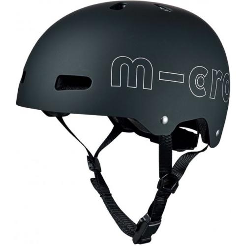 Защитный шлем - ЧЕРНЫЙ (52-56 cm, M)