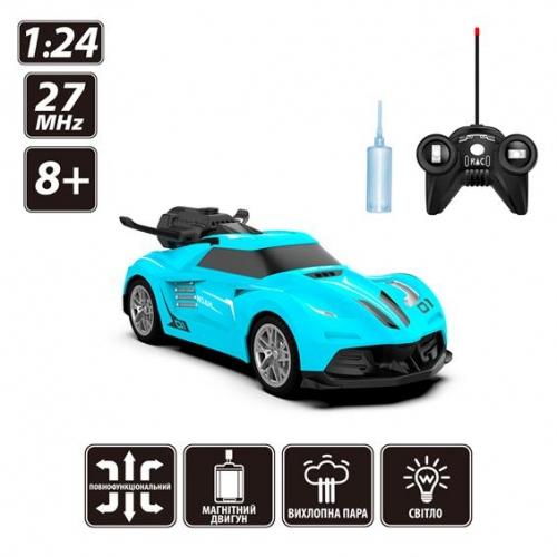 Spray Car на р/к – Sport (блакитний, 1:24, світло, вихлопна пара)
