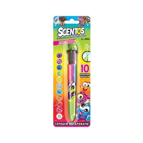 Многоцветная ароматная шариковая ручка - ВОЛШЕБНОЕ НАСТРОЕНИЕ W2  10 цв