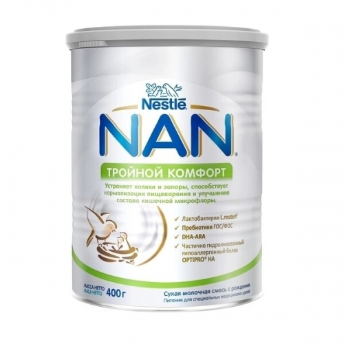 Сухая молочная смесь Nestle NAN Тройной комфорт, 400 г